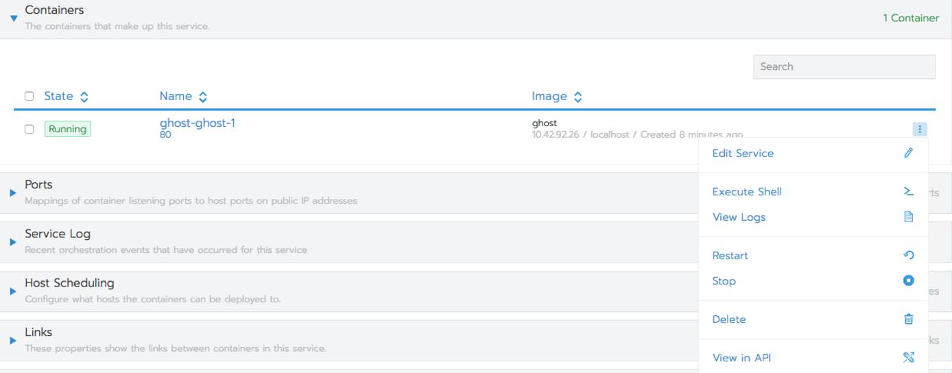 Rancher Options Rancher Options