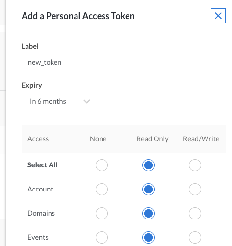Add a Personal Access Token Add a Personal Access Token